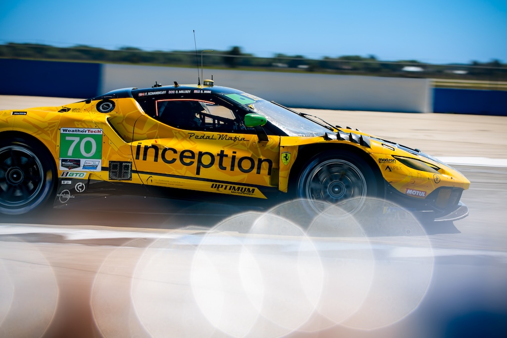 Chancen glippede: Frederik Schandorff udgik på Sebring efter uheld.
(Foto: Inception Racing)